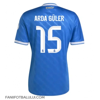 Real Madrid Arda Guler #15 Tricou Fotbal Replică 2025-26 Barbati Treilea
